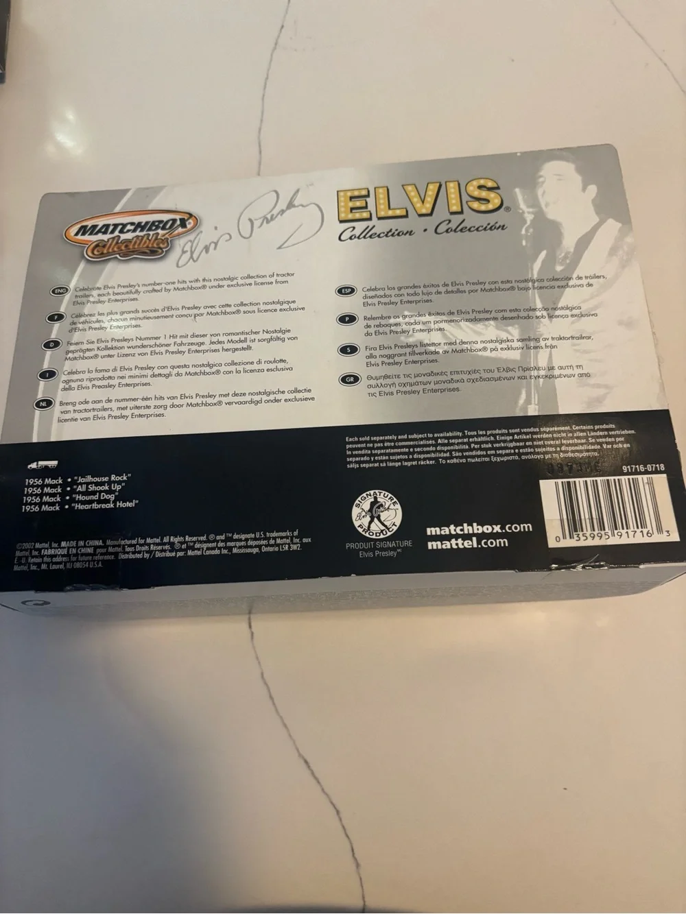Vintage Matchbox Elvis No. 1 Collection Set of 4 Diecast Trucks NIB